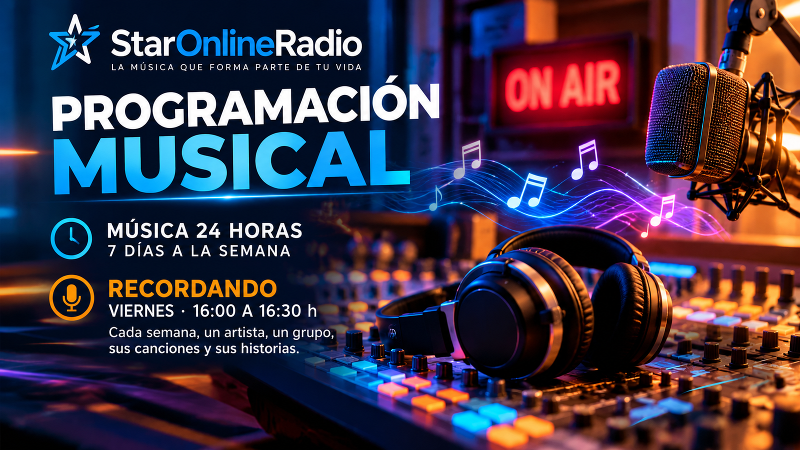 Programación radio online